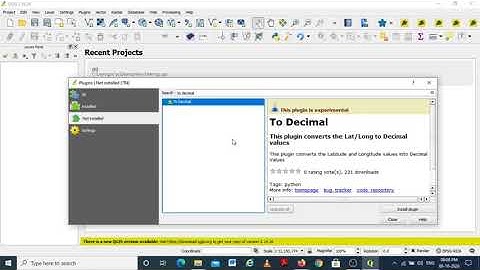 qgis | How to install plugin in QGIS - Introducing To Decimal plugin | Geology GIS