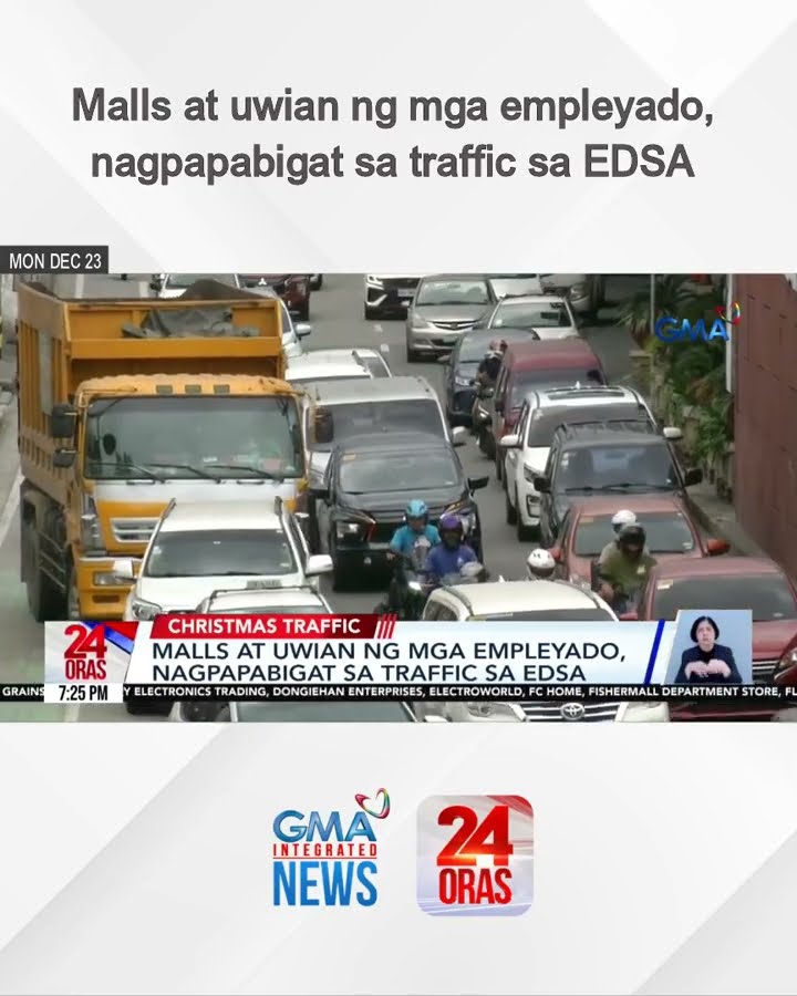 Malls at uwian ng mga empleyado, nagpapabigat sa traffic sa EDSA | 24 Oras