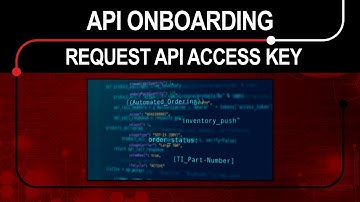 Requesting an API access key