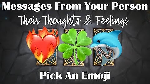 DE PERSOON IN JE GEDACHTEN 💌 HUN HUIDIGE GEDACHTEN EN GEVOELENS 💗 KIES EEN KAART TAROT LIEFDESLEZ...