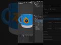 Shrinkwrap Modifier ka use kaise kare #blender3d #blendertutorial #blender #shorts #modeling #viral