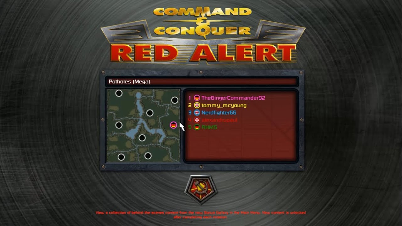 Red Alert Full Map Command and Conquer Red Alert Remastered - FFA ( map domination ) - YouTube