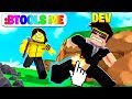 I Pranked the DEVELOPER with a FAKE HACKER.. (Roblox)