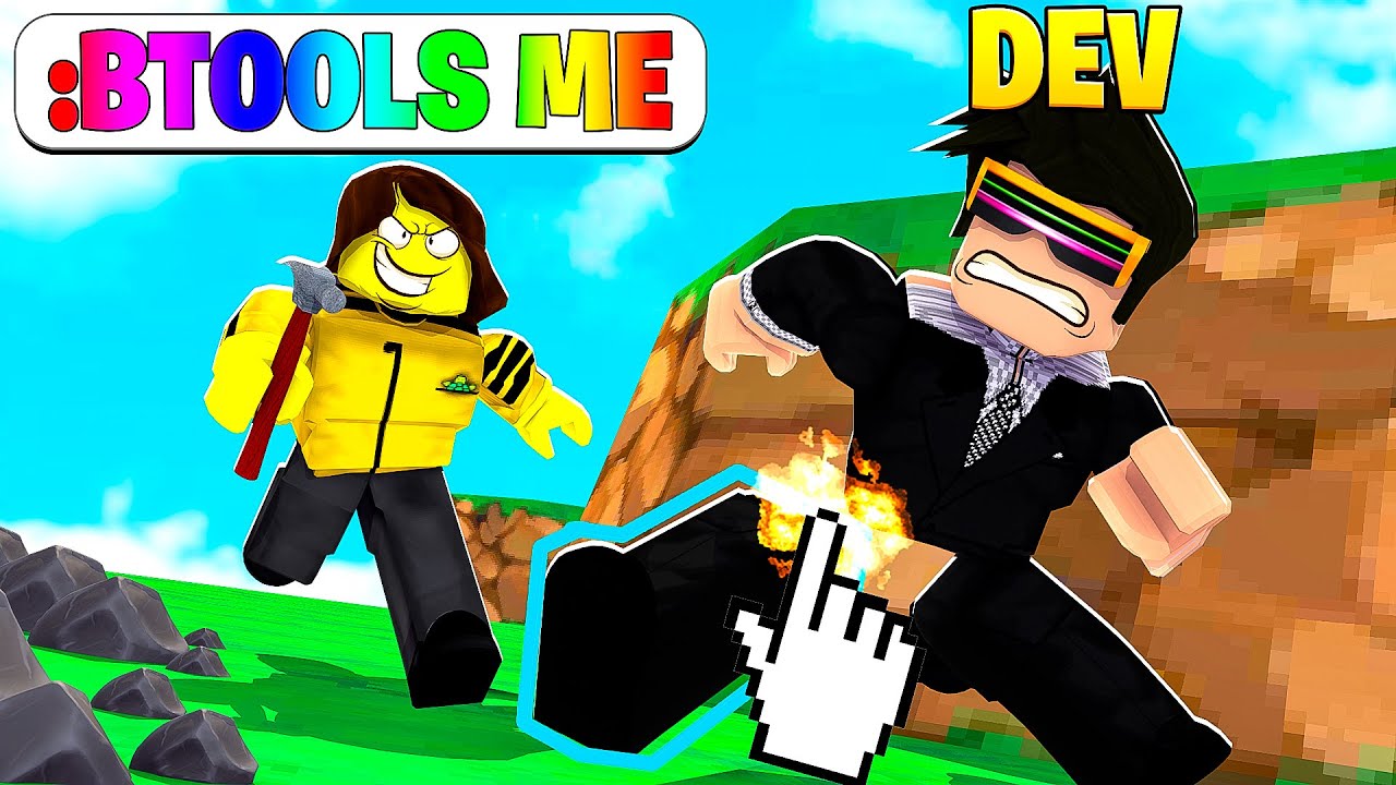 I Pranked the DEVELOPER with a FAKE HACKER.. (Roblox) 