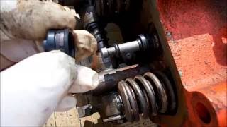 MGB Head - Valve Stem Seals - Springs are Weak - Red Rusted Engine by guidoguitar 4,071 views 7 years ago 2 minutes, 47 seconds