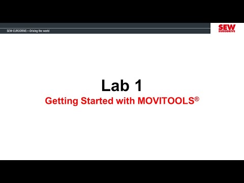 MOVIDRIVE® B Training Session 6 – Lab 1 – Getting Started with MOVITOOLS® MotionStudio