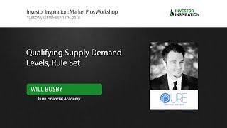 Qualifying Supply Demand Levels, Rule Set | Will Busby