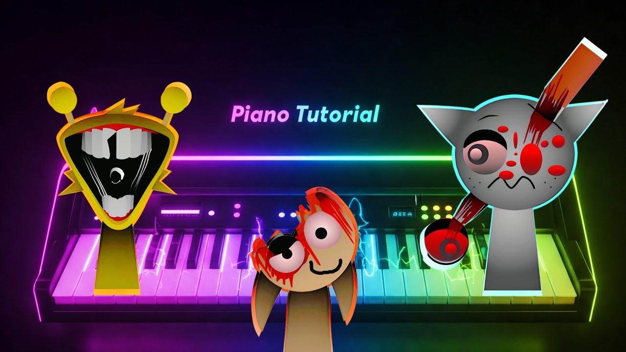 Sprunki Phase 11 – Piano Tutorial 🎵 | Epic Waterfall Visuals