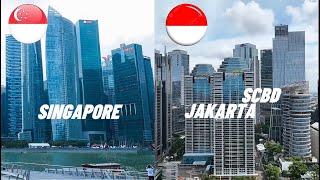 Singapore 🇸🇬VS 🇮🇩SCBD Jakarta Indonesia #singapore #indonesia