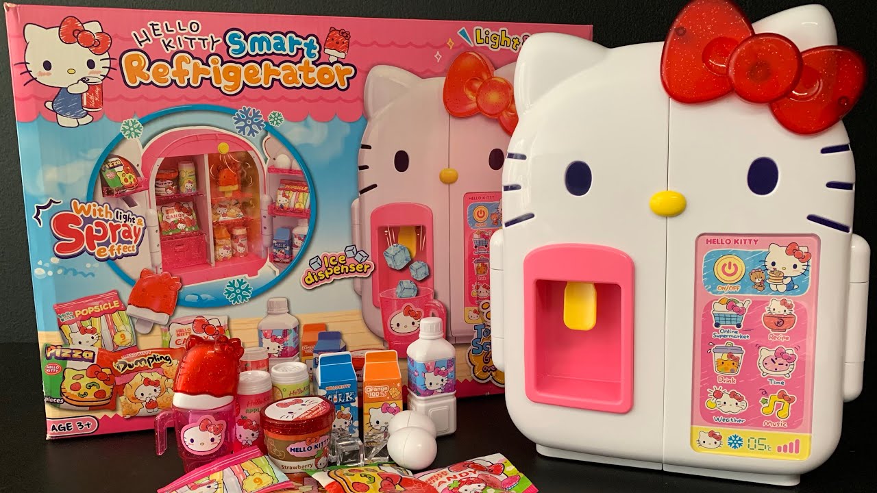 20 minutes Satisfying with Unboxing Hello Kitty Refrigerator ...