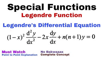 28. Legendre Function | Legendre