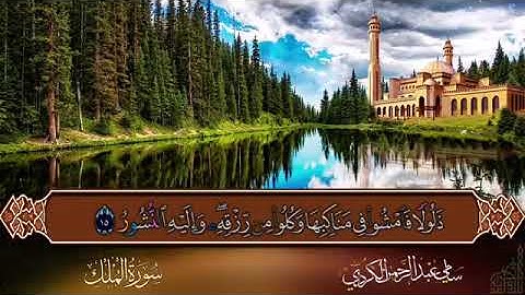 سورة الملك /القارئ سامي عبد الرحمن الكردي