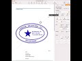 How to Stamp digital oval shaped seal on Pages document?