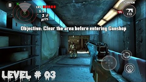 Dead trigger game || Main Quest || mission 03 tools of death gameplay.