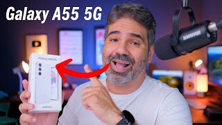 TÁ NA MÃO! SAMSUNG GALAXY A55 - O MELHOR INTERMEDIARIO DE 2024? screenshot 5