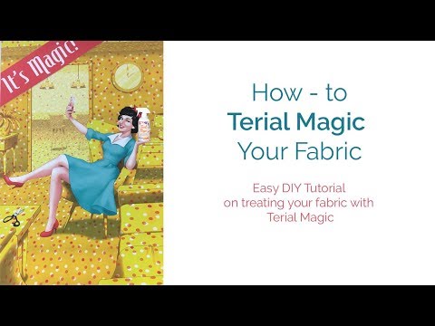 How-To Terial Magic Your Fabric! The best stabilizer for all your sewing  and fabric craft projects. 
