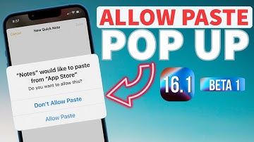 "Would Like to Paste From" Pop Up Issue in iOS 16 I Allow Paste Pop Up on iOS 16.1 Beta 1
