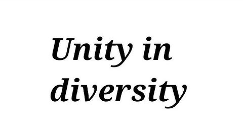 Unity in Diversity (part-4)6th std