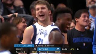 Luka Doncic SCORES 11 Straight To Win! Rockets vs Mavericks