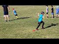 Саша на тренировке по футболу / Alex is at his soccer practice