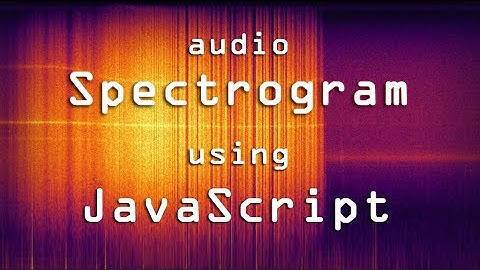 Создание аудио спектрограмм с помощью JavaScript