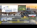 Helicopter arrivals via hangelar edkb for european rotors exhibition in germany 2022