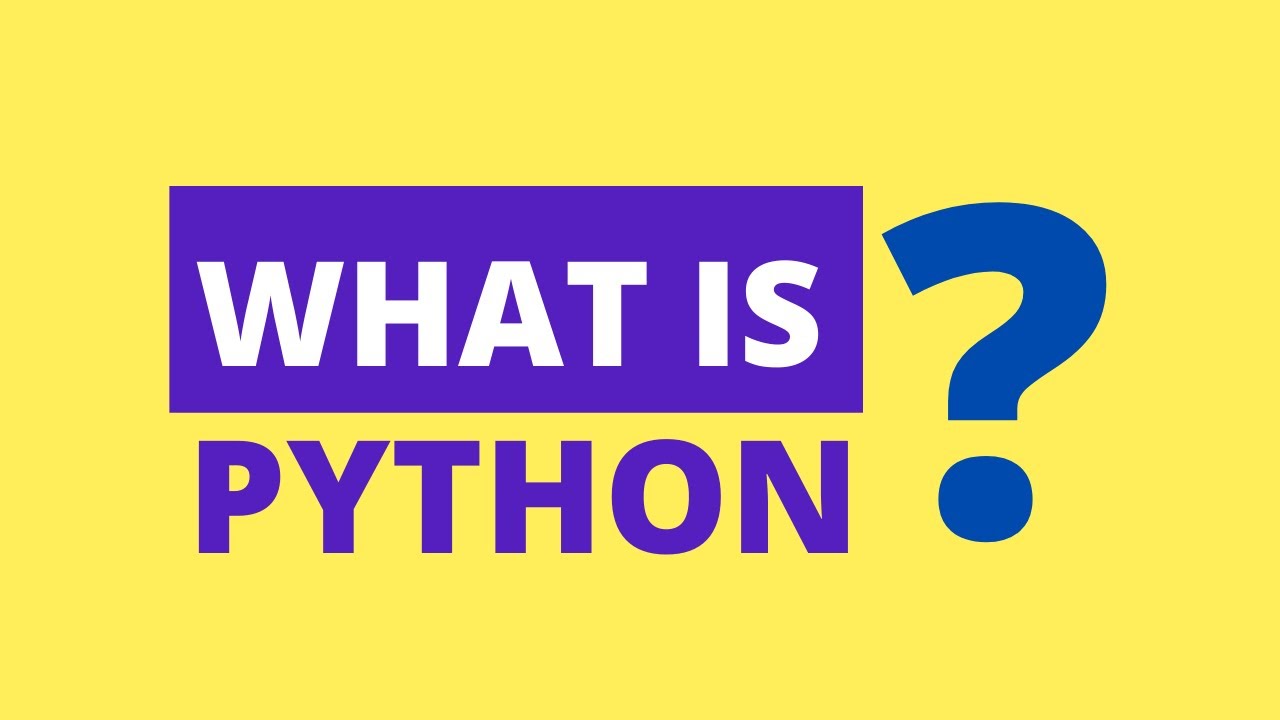 Introduction to python | What is python? - YouTube