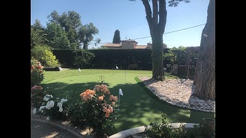 Synthetic Putting Green Installation