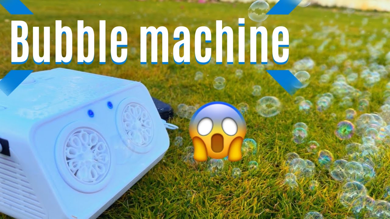 Mini Bubble Machine Amazing work - YouTube