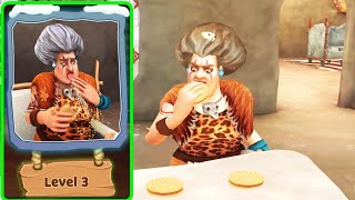 Scary Teacher Stone Age New Update New Levels Cookie Pranks