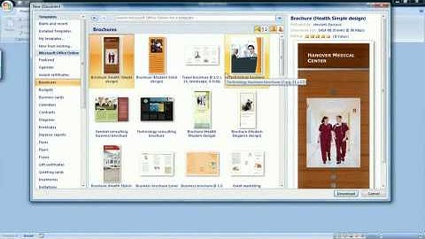 How to Create a Brochure in Microsoft Word 2007