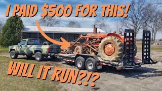 Sight Unseen Auction Buy | Sitting for Years | Will It Run?!?