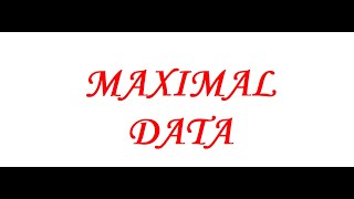 A Max Data Easter: A maximalist approach to the appearance to James
