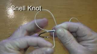 Snell Knot - węzeł haczyka z oczkiem - wędkarstwo