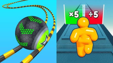 Going Balls vs Tall Man Run - All Level Gameplay Android,iOS - NEW MOD APK UPDATE GAMEPLAY