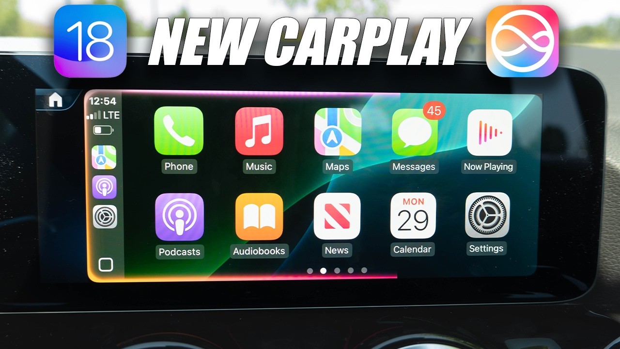 NEW CarPlay Apple Intelligence - iOS 18.1 BETA 1 - YouTube