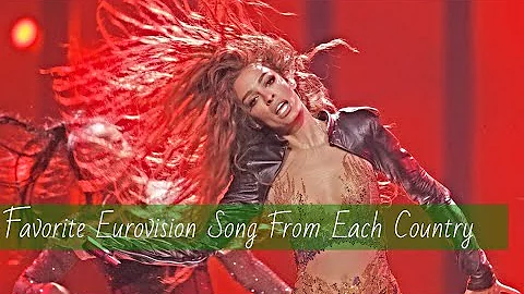 MY FAVORITE EUROVISION SONG FROM EACH COUNTRY | 1956 - 2019