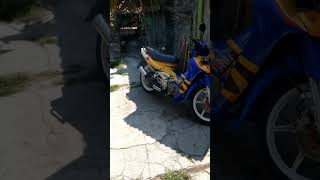 Suzuki Satria 120 R Biru Kuning