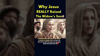 Why Jesus Really Raised The Widow's Son 😱🤯 #Shorts #Youtube #Catholic #Jesus #Fypシ