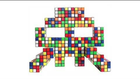INVADER- Rubix Cubism- Indoor- Part 2