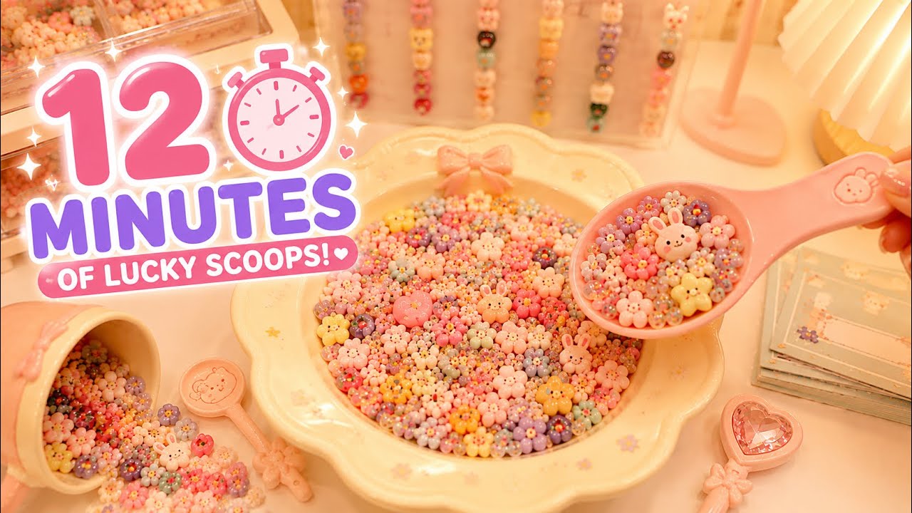 12 Minutes of Lucky Scoops & Tiny Cute Surprises 🌷☁️ - YouTube