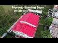 INSTALACIÓN CUBIERTA STANDING SEAM ACENTO SUMINISTROS