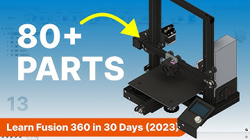 Fusion 360 Components and Assemblies Explained | Day 13 of Learn Fusion 360 in 30 Days