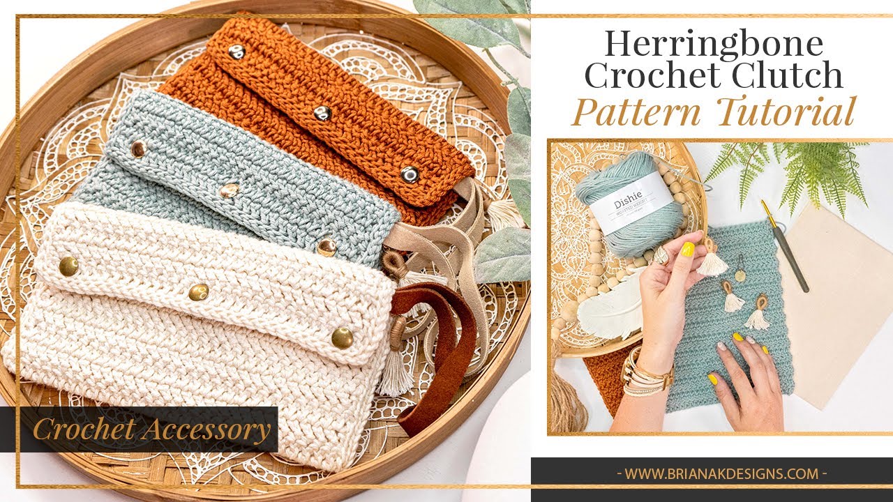 The Raffia Hand Clutch Bag by BrennaAnnHandmade - Hobium Yarns Blog
