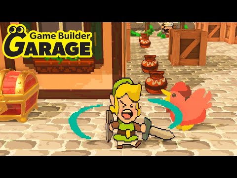 Game Builder Garage - Funny Zelda Game "Link Goes Crazy In Town"