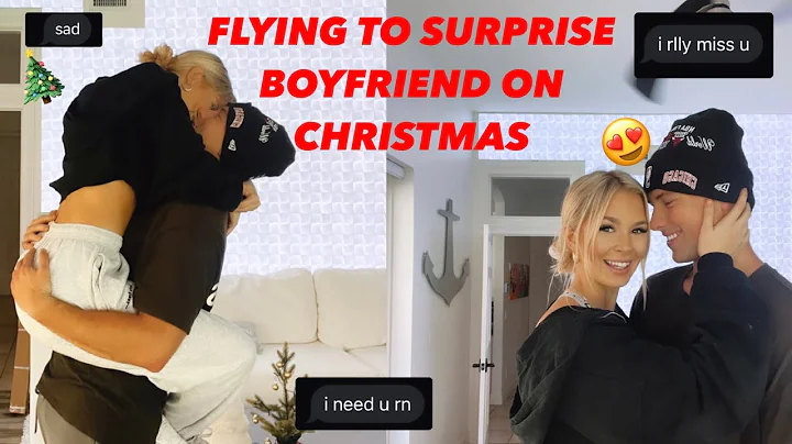 SURPRISING MY BOYFRIEND ON CHRISTMAS *cutest react...