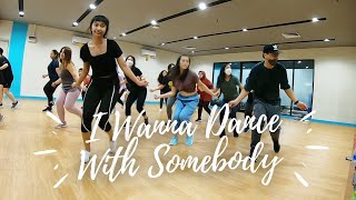Whitney Houston - I Wanna Dance With Somebody / Easy Dance Choreography