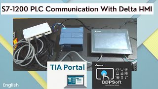Delta HMI With Siemens PLC Communication Example | English