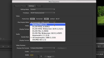 Premiere Pro CC (2014)  Creating a Sequence (II of III) – Create a preset
