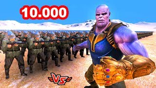 10000 Asker Vs Thanos - Süper Kahramanlar